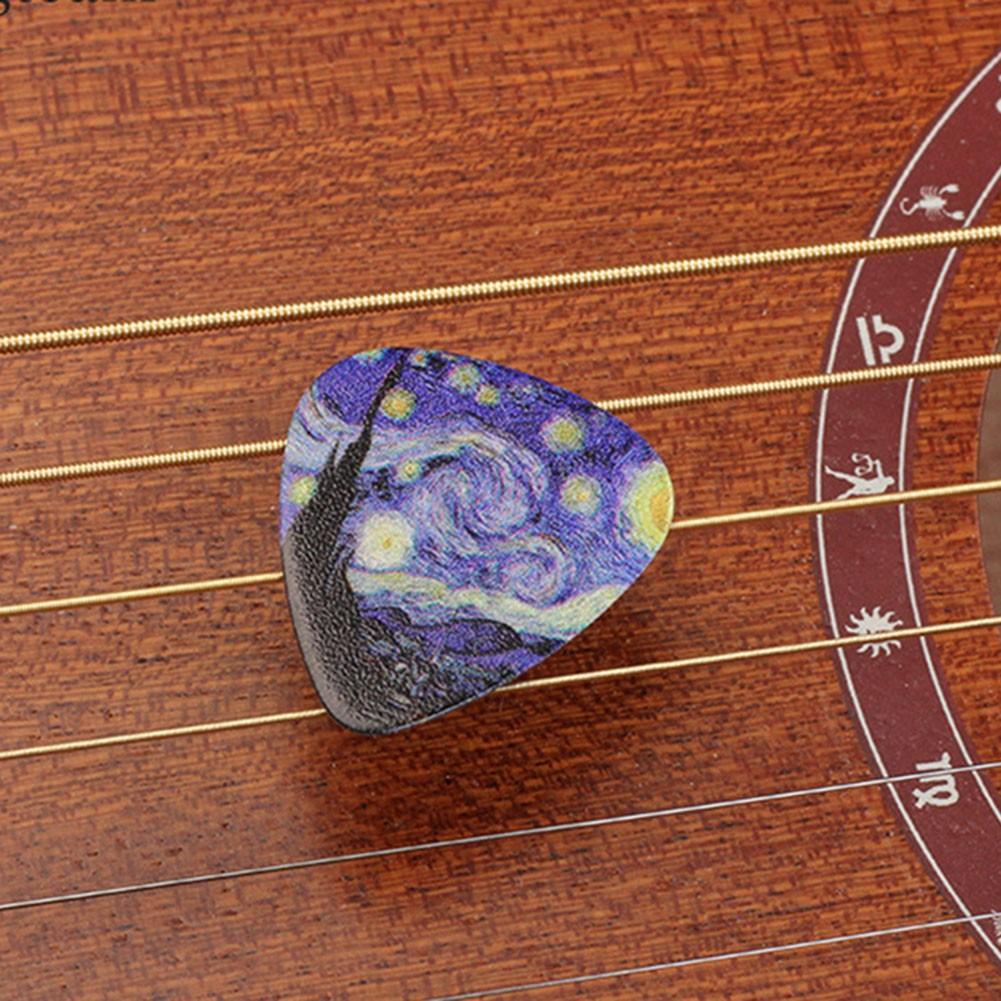 Smooth Guitar Picks Ukulee 0.46/0.71/0.96mm For Acoustic Blue