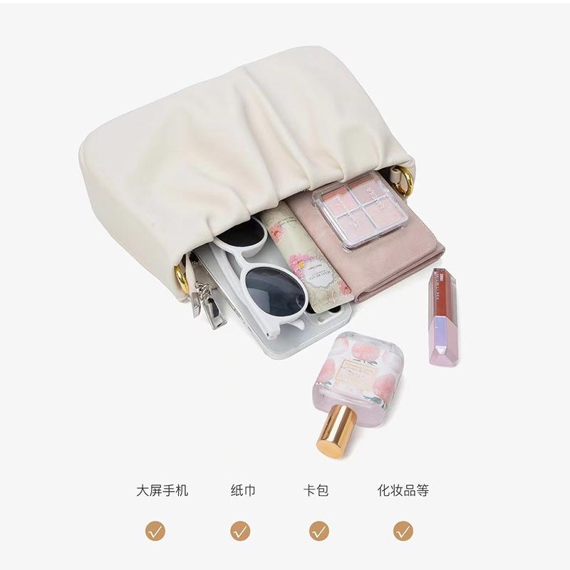 Underarm Bag, New Niche Pleated Cloud Bag, Clutch Bag, Crossbody Bag