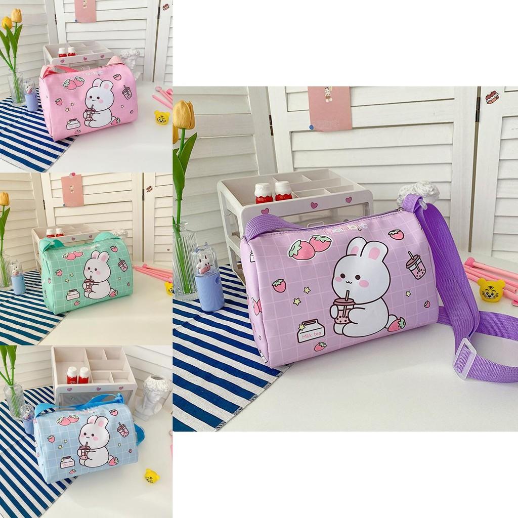 Adorable Cartoon Rabbit Children's Pillow Bag Perfect For Girls Stylish And Fun