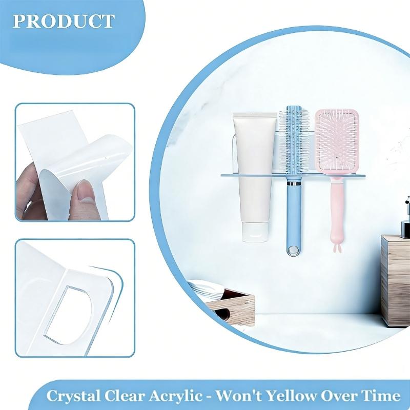 Pack of 2 Space Saving Organizers for Bathroom with Multiple Layer Design to Hold Shampoo Soap and Toiletries Efficiently