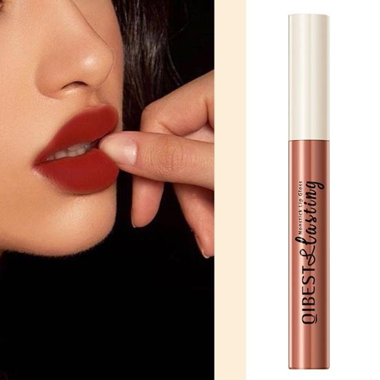 Matte Non-stick Long-lasting Waterproof Smudge Proof Hydrating Highly Pigmented Women Girls Liquid Lip Stick