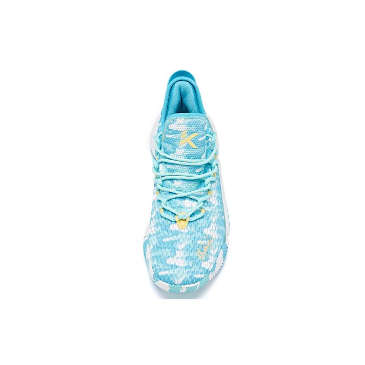 Anta Light Cavalry 5 Mesh, Textile Cushioning Slip Resistant Abrasion Resistant Low Top Basketball Shoes Men's Blue 112021608-9