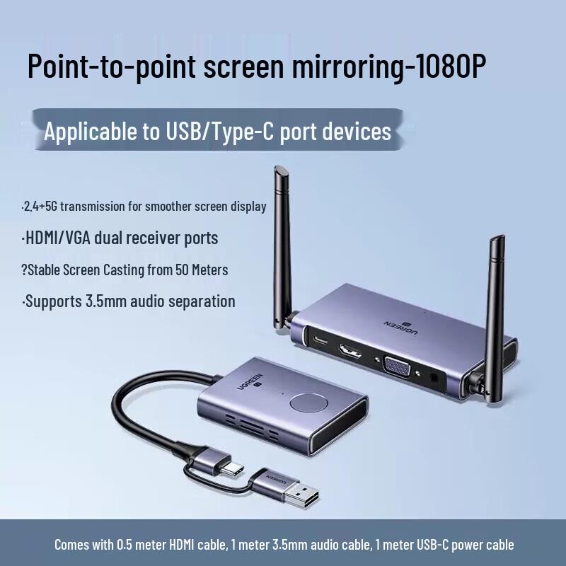 UGREEN HDMI Wireless Screen Projector