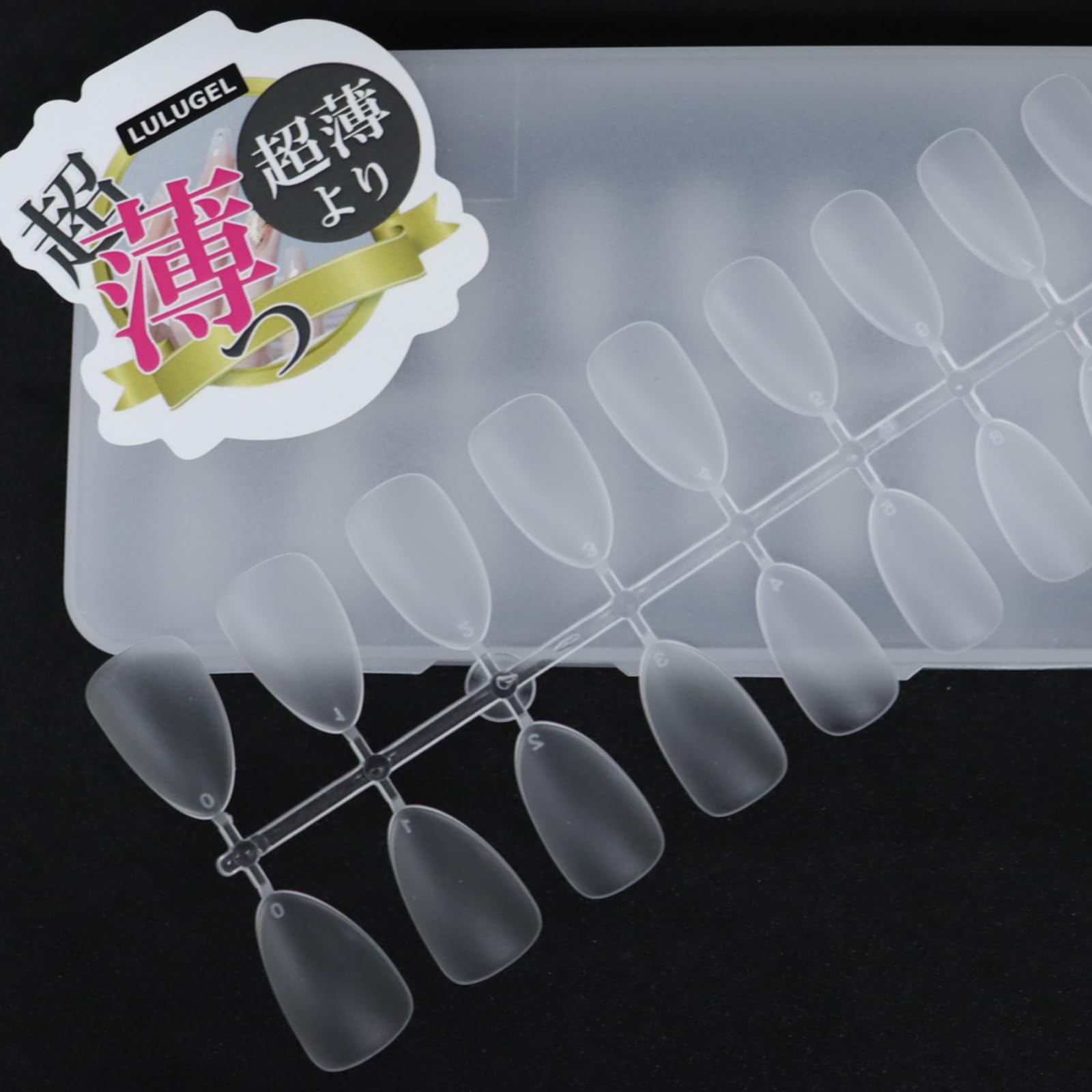 

LULUGEL root Nail типс короткий кончик накладные ногти короткие натуральные незаметные отшлифованные 300 штук [ультратонкий тип] (миндаль) подходит, шаги, [указать короткий] чистый