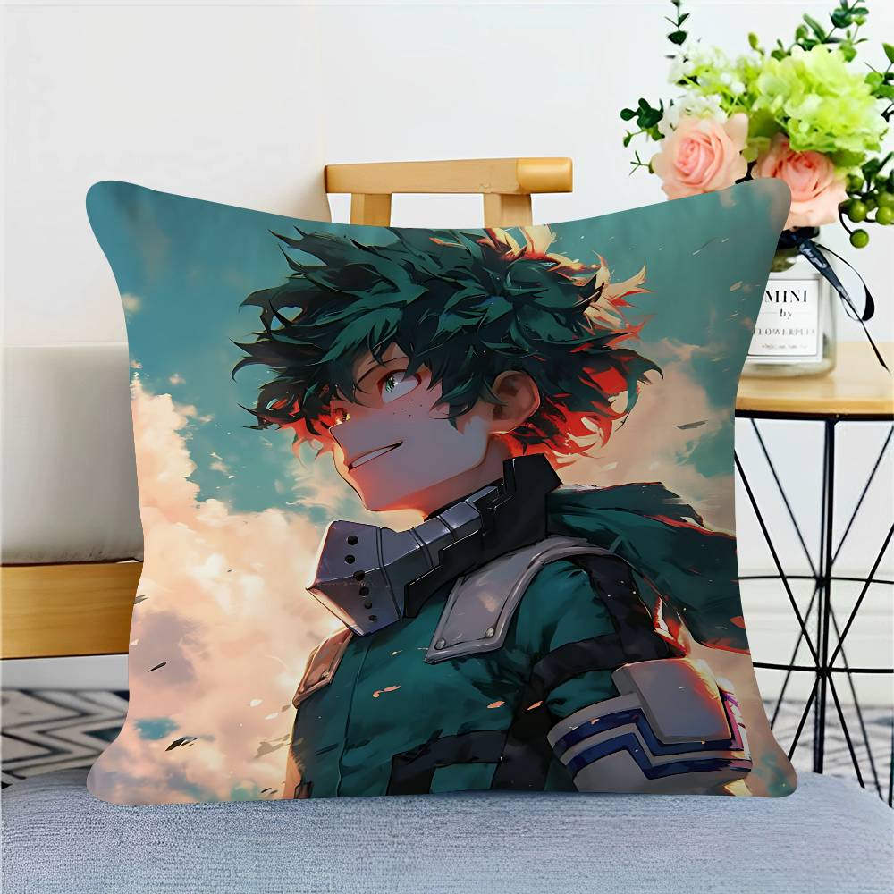 Аниме M-Мидория-Изуку Наволочка Для Спальни, Комнаты И Гостиной, Декоративная Наволочка Для Подушки На Диван 16x16Inch