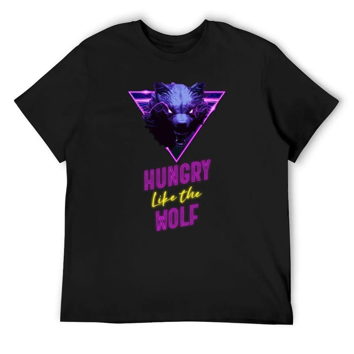 

Hungry Wolf T-Shirt new edition rapper graphic tees plus size men clothing XXXXXL