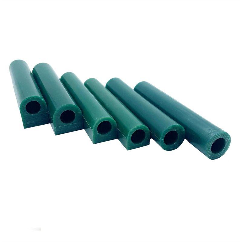 Lost Wax Casting Hole Tube Green Ring Wax Tube For Jewelry Carving Tool 6PCS Wax Molding Mold Crafts Making Ring Wax Kit