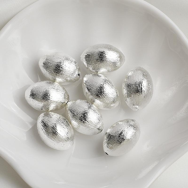 14K Gold-Plated Oval Spacer Beads for DIY Jewelry Making