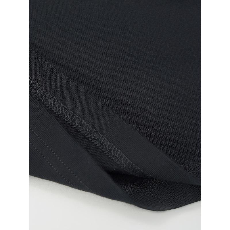 Europäische Größe Schwarzes Kurzarm-T-Shirt mit Leopardenmuster "LOVE" Design, Rundhalsausschnitt, Lässiger Stil, Geeignet für Frühling/Sommer, Valentinstag, Damen