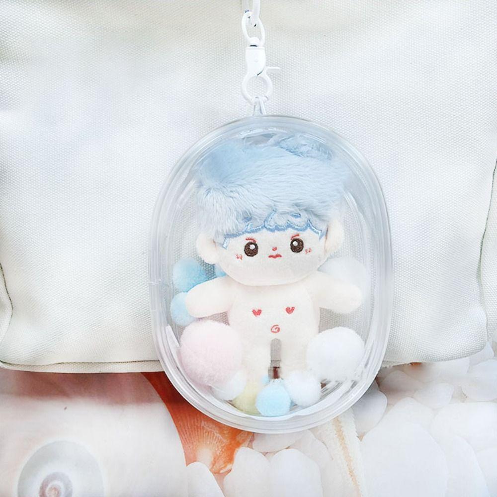 Multicolor Doll Display Box Transparent Storage Case Gift Clear Outdoor Bag