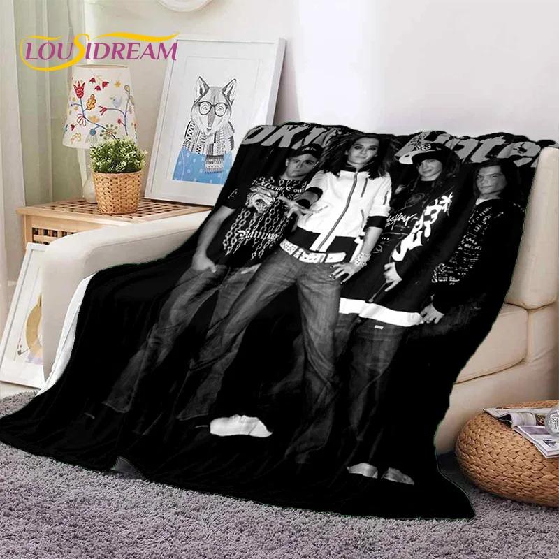 Rock Band Tokio Hotel Bill Kaulitz Soft Flannel Blanket for Bed Bedroom Sofa Picnic,Throw Blanket for Cover Outdoor Leisure Gift