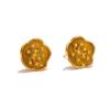 Eetit Trending Stainless Steel Metal Small Flower Daily Stud Earrings 18K PVD Plated Golden Charm Jewelry Wholesale
