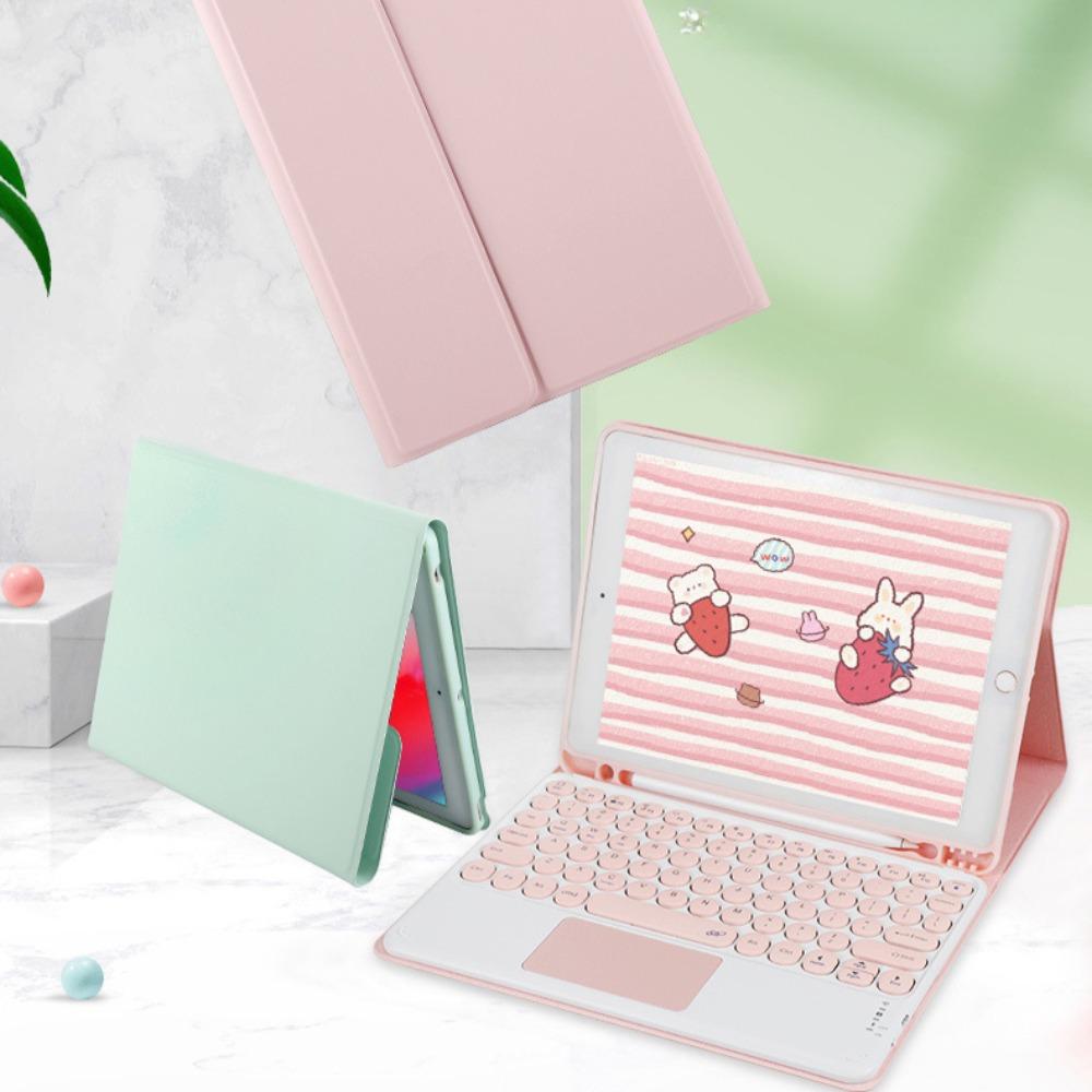 Leather Keyboard Case for Samsung S9 A9+ Tablet with Bluetooth Touch Keyboard Mouse Set