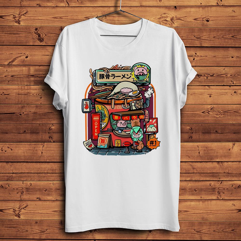 

Shark Vendor Tonkotsu RaUnisex TakoyakiFunny Nippon Streetfood TShirtShort Casual TShirtUnisex TeeBreathable Print Nocracking 4XL