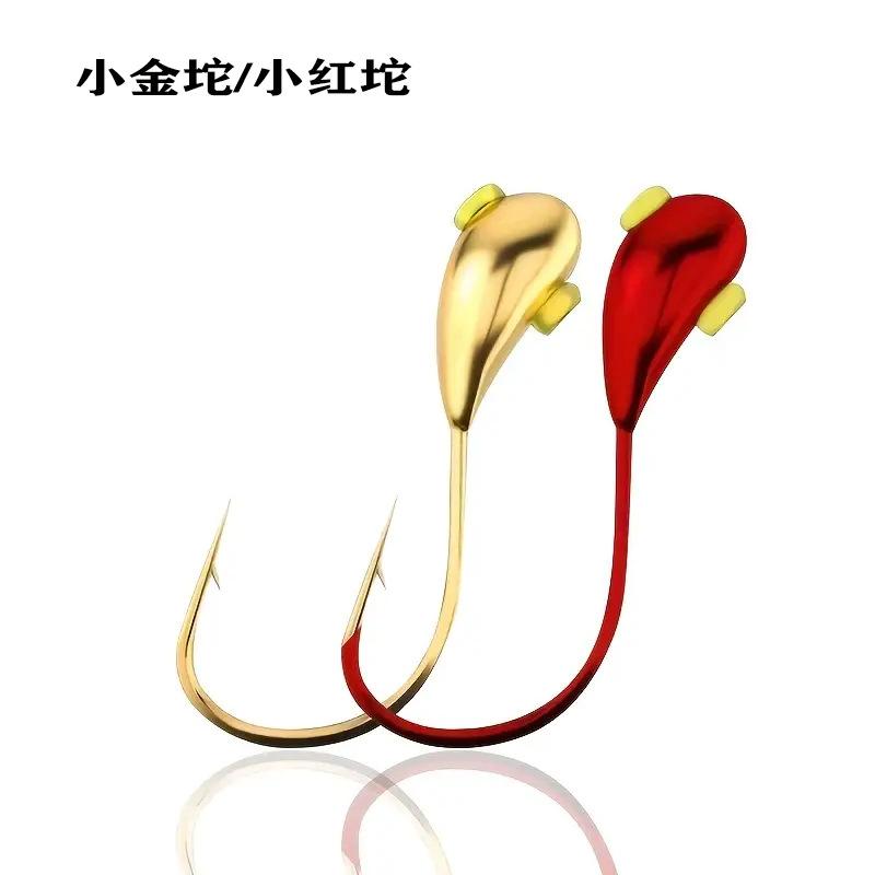 45 Degree Offset Fishing Hook with Independent Wire Guard Copper Head Durable Sharp Point Suitable for Various Fishing Techniques and Environments