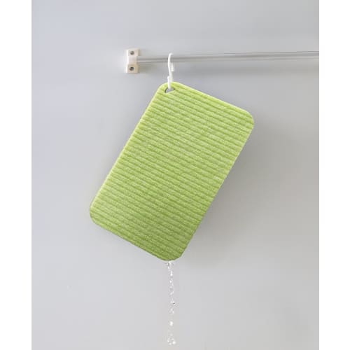 Sanko Surprise Bath Washboard, Mud Removal Brush, Surprise Fresh Green, Made In Japan, BH-49