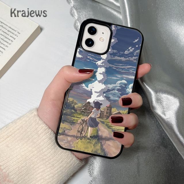 Anime Natural Landscape soft Phone Case Cover For iPhone 17 Air 16 15 14 plus 12 13 pro max coque Shell Fundas
