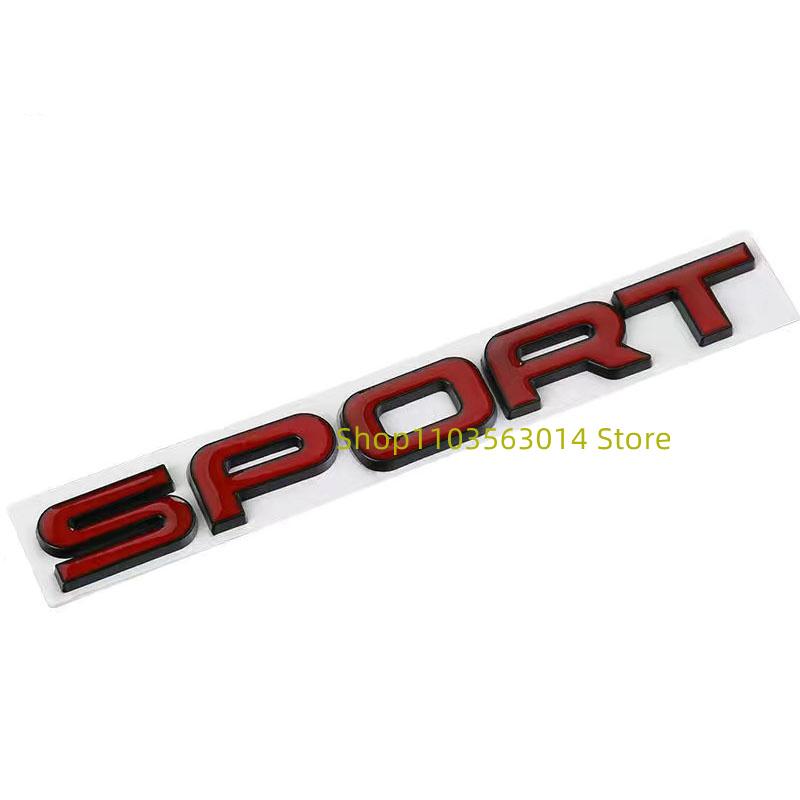 3D ABS Letters SPORT Si4 SDV6 SDV8 Emblem Car Trunk Badge Stickers For Autobiography SPORT
