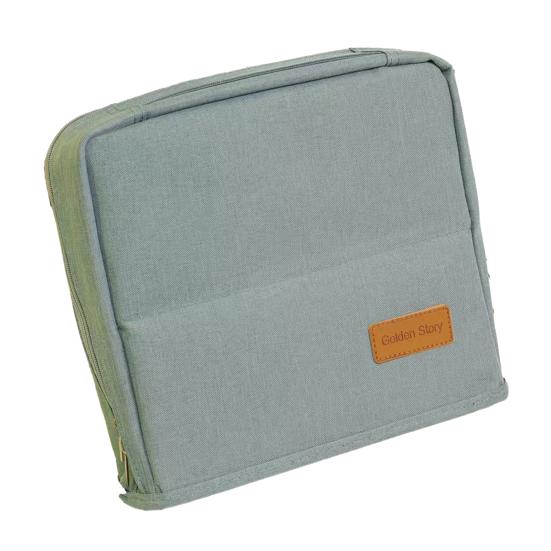 Multi-purpose Standing Makeup Bag Waterproof Oxford Cloth Makeup Organizer with Compartments Large Capacity Vertical Stationery Organizer