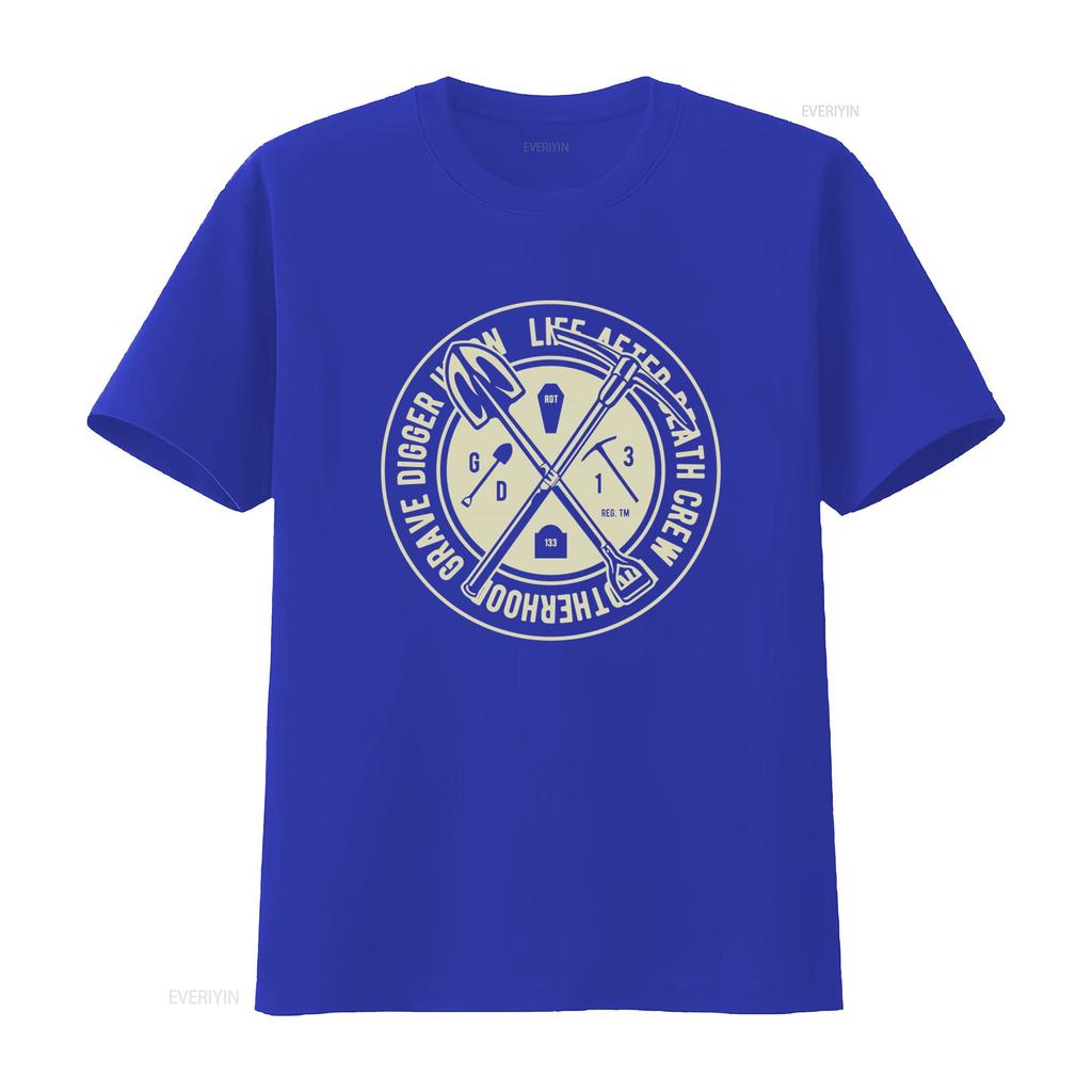 NEW Limited Grave Diggers Union Life After Death Crew T shirt USA S XXL vintage Washed homme Stretched designer clothes Stylish