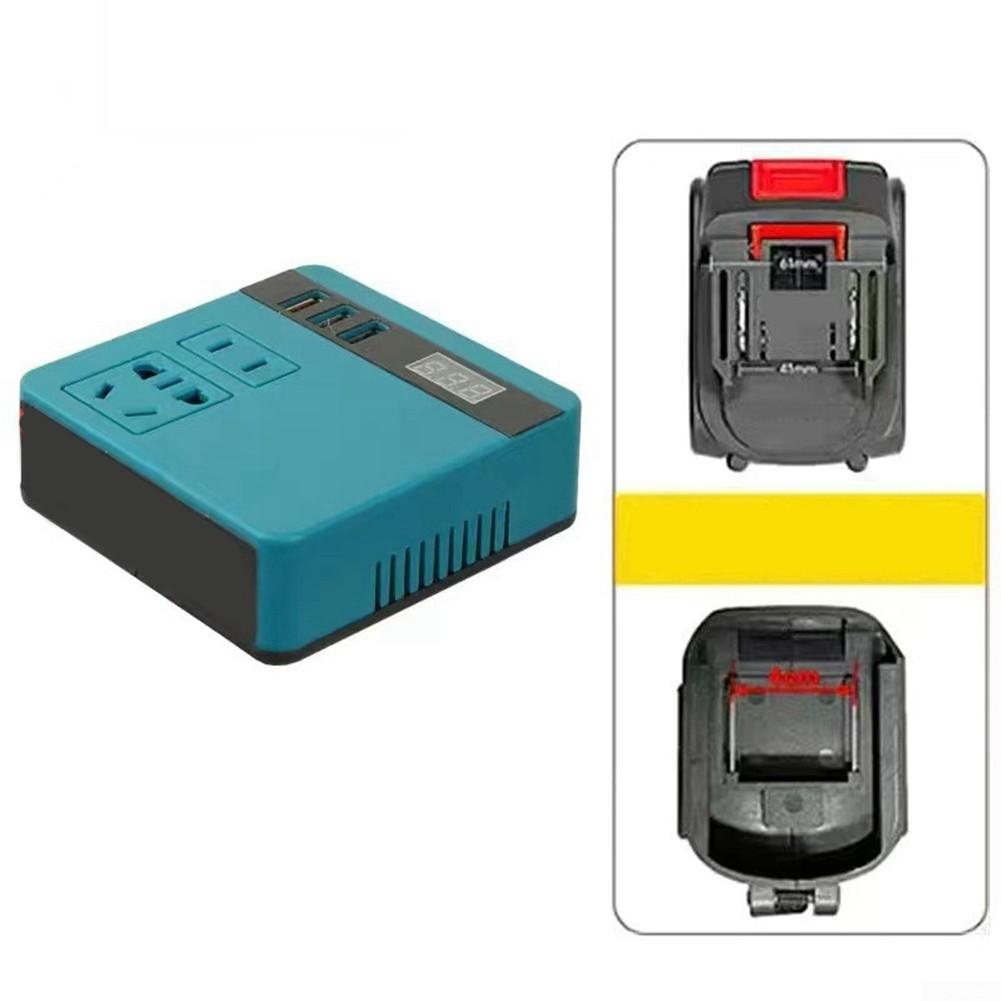 Intelligent batteristyringsinverter med transformator og strømdisplay