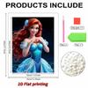 Disney The Little Mermaid DIY Pearl Artwork for ArielA Handmade Gift Suitable for Wall Decoration Ideal for Both Home and Office Settings