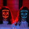 Bezdrátový bar Hudební festival Neonová čistící maska Masopustní párty maska Svítí ve tmě Cosplay kostým