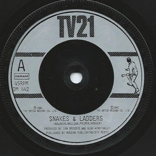 

7inch Record TV21 - Snakes And Ladders DM442 DERAM 1981 UK Rock Used
