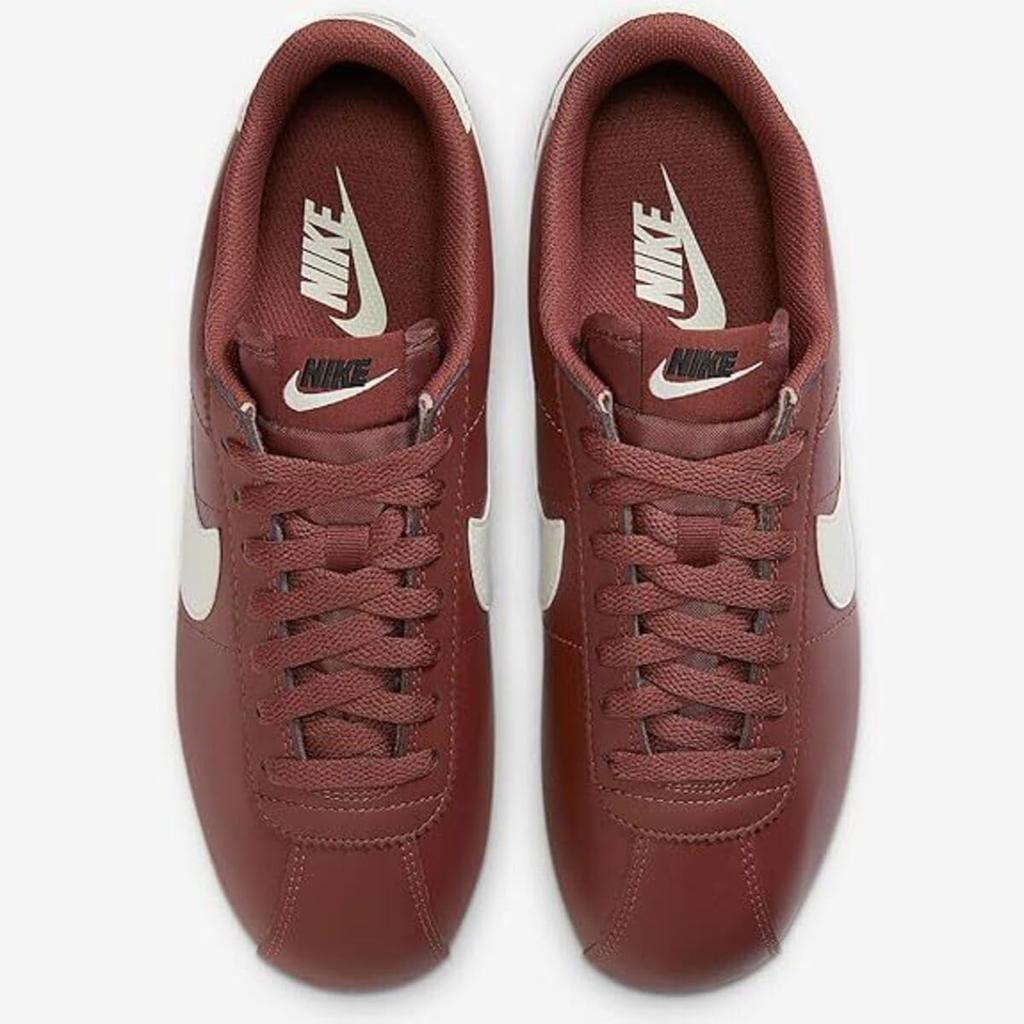 Nike Cortez Leather W Cortez Red Size Leather, Sepia/Black/Sail, DN1791-201, 22.0cm