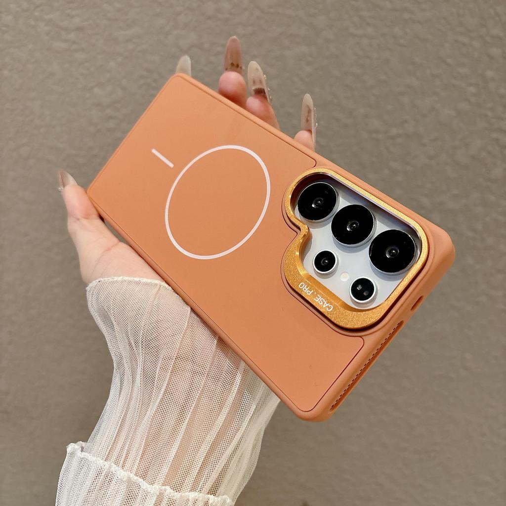Samsung S26 Ultra Magnetic Matte Phone Case with S25 Lens Protector