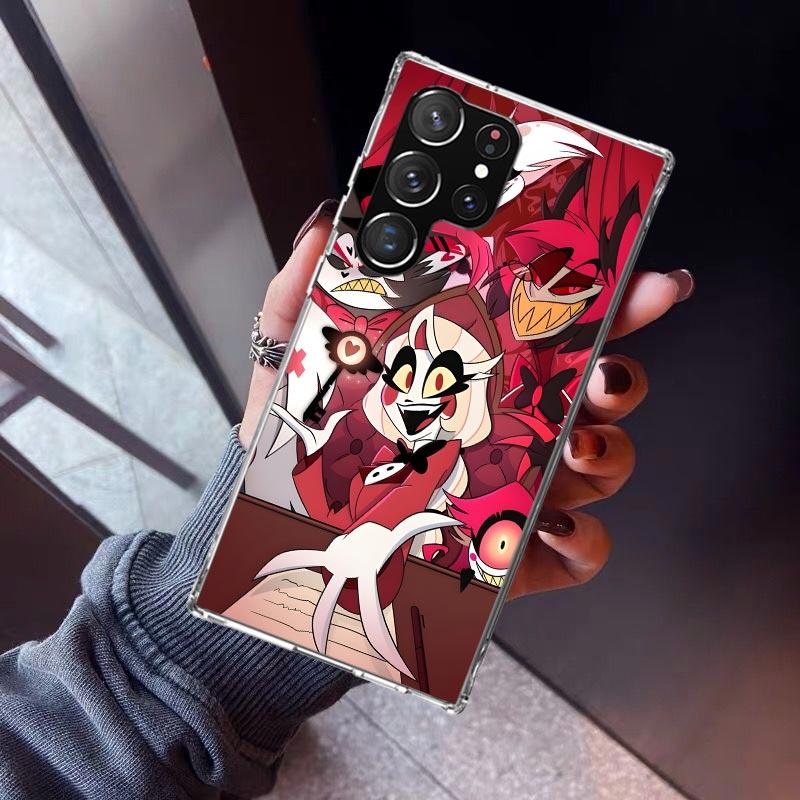 H-Hazbin Hotel Anime Phone Case For Samsung Galaxy S23 S24 S25 Edge S26 Ultra S22 + S21 Plus S20 FE Cover Silicone Print Shell G