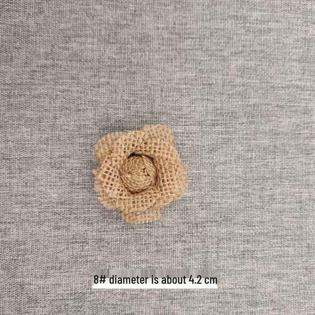 Coș cu flori din in făcut manual: Decor pălărie cu fundă trandafir 3D pentru bricolaj și activități artizanale pentru grădiniță