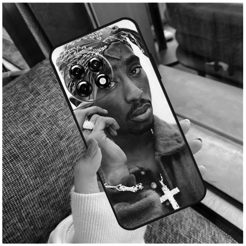2Pac Hip Hop Singer Case For OnePlus 13 15 13R 13T 12 12R 11 9 10 Pro 10T 8T Nord 5 CE 2 3 4 Lite N20 N30 Coque