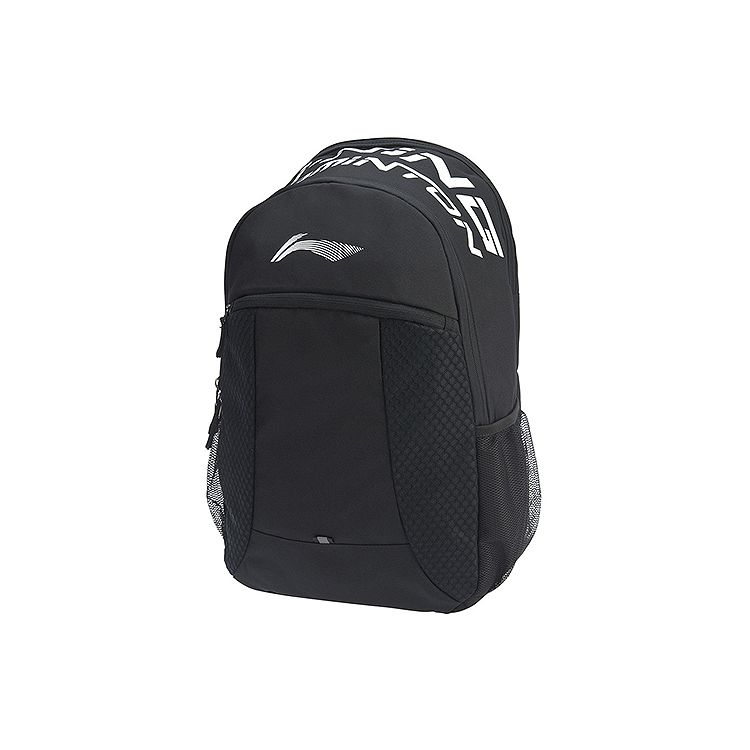 Li-Ning Multi-Functional Polyester Backpack Unisex Backpacks Black ABSQ396-1 Black
