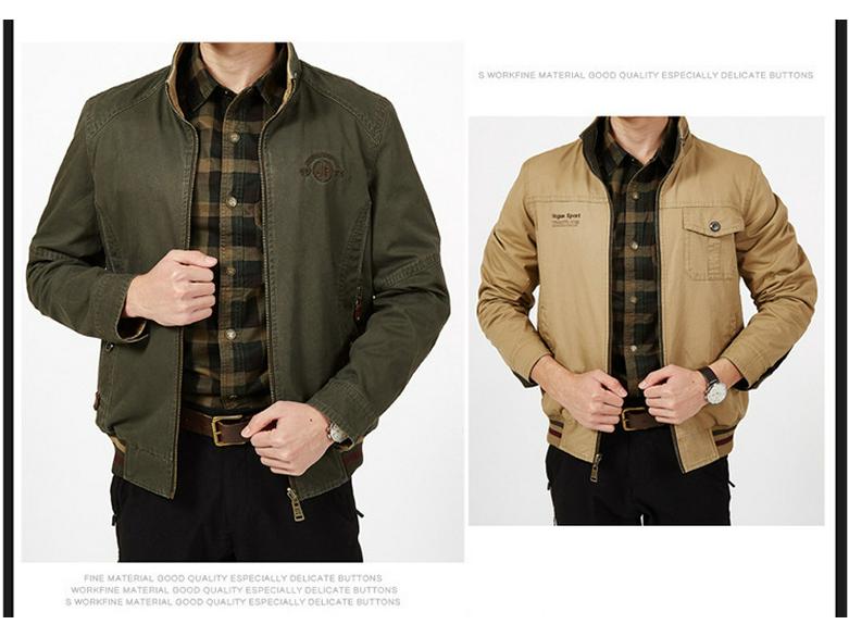 8571 Chaqueta Casual Reversible de Doble Cara para Hombre, 95% Algodón, Marca Top.