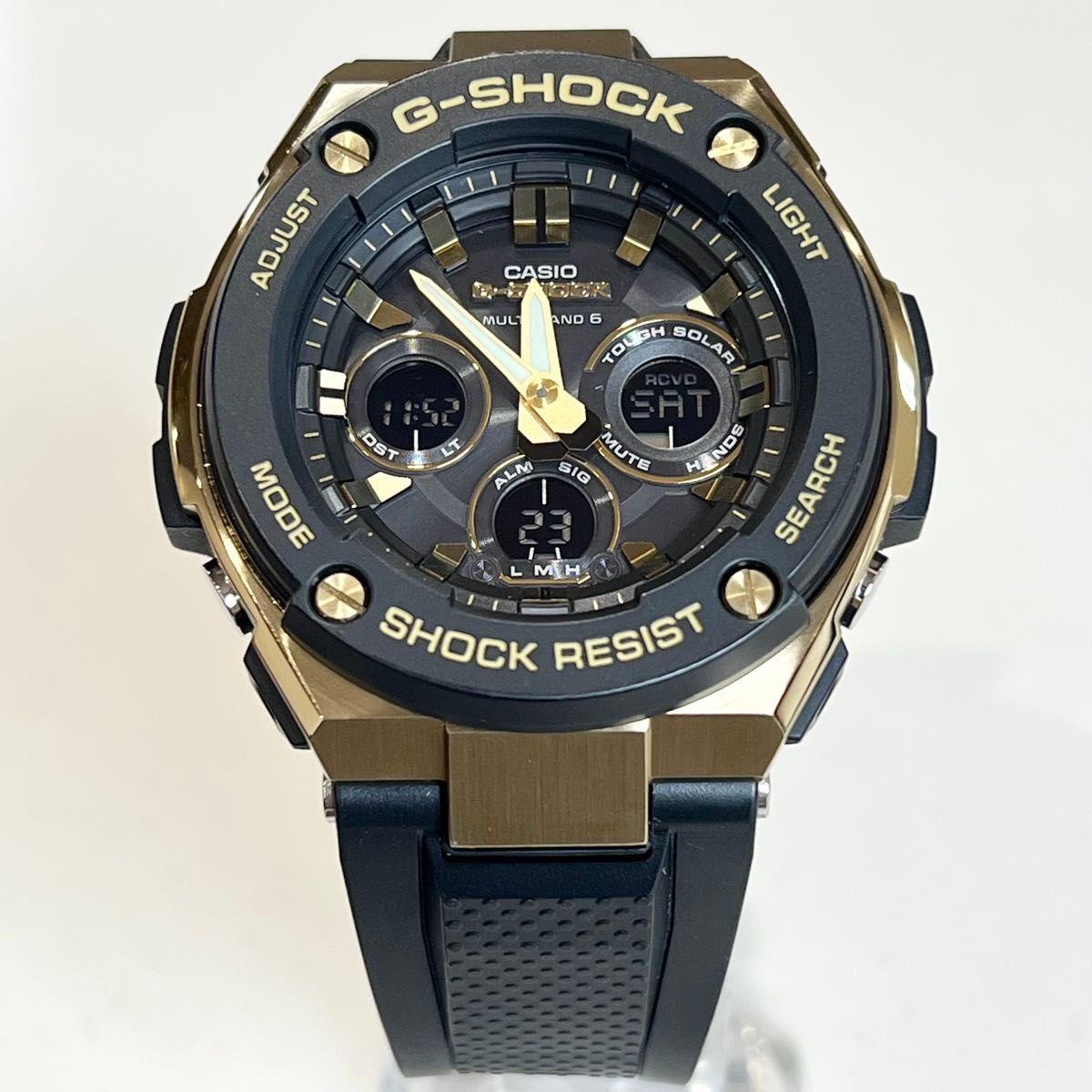 Б/у [Исключительно хорошее состояние] Мужские часы CASIO G-SHOCK GST-W100G Радио-солнечные G-STEEL