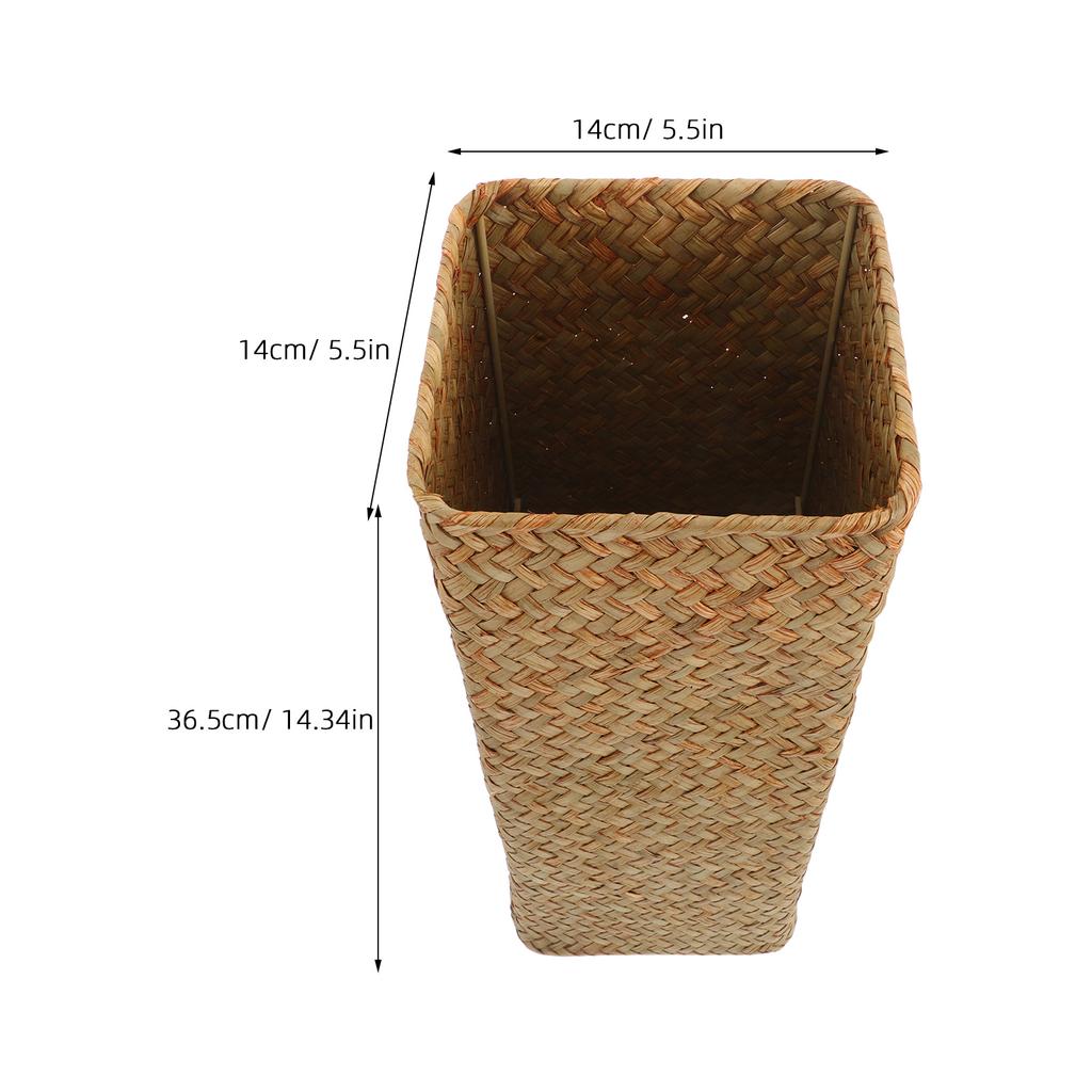Hand-Woven Tall Wicker Vase For Fresh Dried Flowers Modern Boho Decorative Floor Vase Woven Flower Container Basket Vases Home