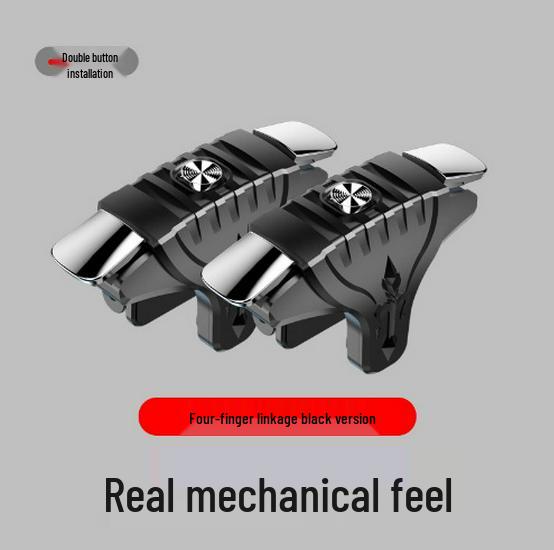 G21 Sechs-Finger-Mobile-Gamecontroller: AS01 M9 E9 Schießknopf für Hühneressen-Spiele
