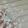 Hair Comb Flower Pearl Wedding Headdress Korean Headband Headdress Headdress Hair Comb Hair Band Bridal Ornament