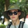 Big eaves mountaineering hat men's summer outdoor fishing hiking sun protection visor UV protection bucket hat leisure
