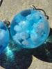 Creative  Sky,  Clouds, And Flying Bird Transparent Spherical Pendant Necklace And Earrings