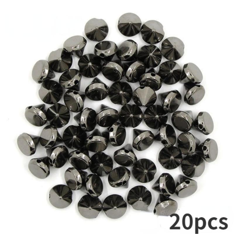 

20 шт., заклепки в стиле панк, заклепки и шипы для одежды, крутые заклепки для одежды «сделай сам», панк, для кожаной сумки, обуви 10*8mm/0.39*0.31inch