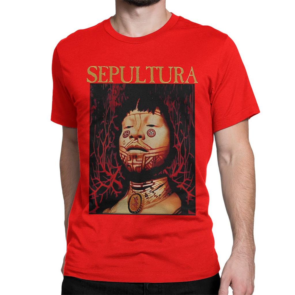 Men Women T-Shirt Sepultura Roots Funny Cotton Tees Short Sleeve Farewell Tour 2024 T Shirts Round Neck Clothing Gift Idea