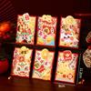 6pcs Chinese New Year Red Envelopes Cartoon Horse Year Hongbao Cute Money Packaging Envelopes Spring Festival Gifts