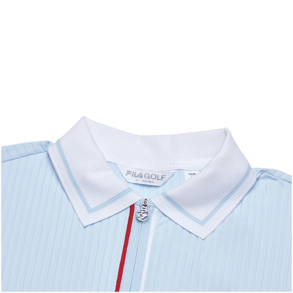 New FILA Polo Shirts Women's Light Sky Blue A11W425138FLB