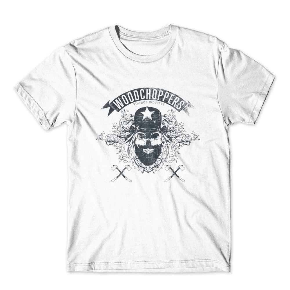 

Woodchoppers T-Shirt. Lumberjack Shirt 100% Cotton Premium Tee New XL