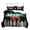 Bed Three-Piece Cartoon Black Girl Series 3D Digital Printing Kit