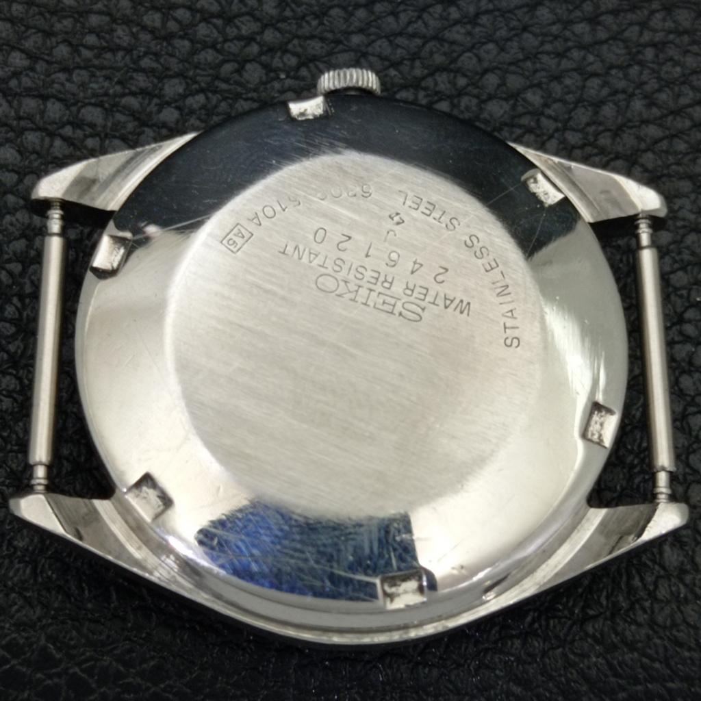 SEIKO 5 AUTOMATIC 6309A VINTAGE JAPAN MENS BLACK COLOR DIAL WATCH a701639-5 R206c-a701639
