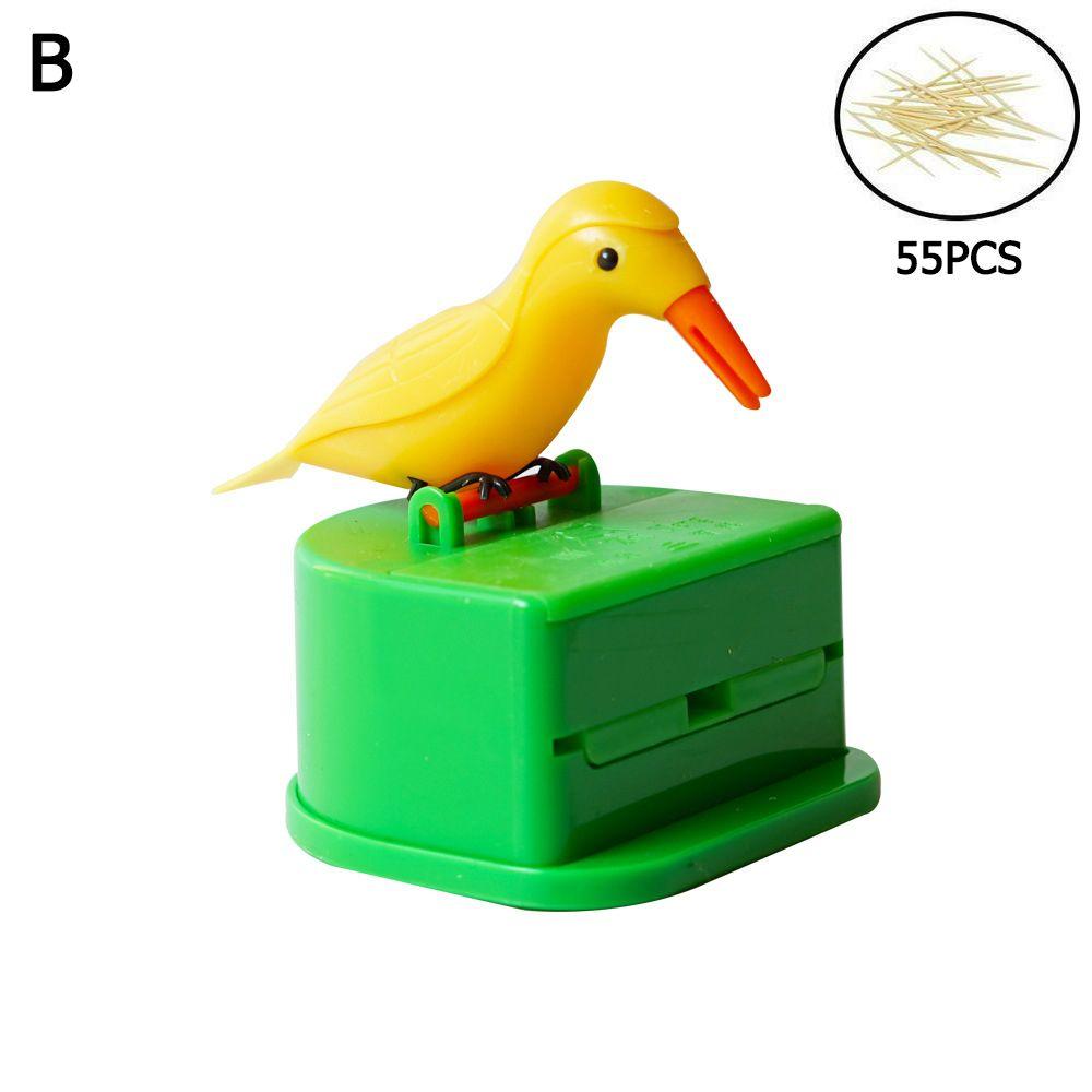 Kitchen Accessories Plastic Hummingbird Toothpick Container Toothpick Dispenser Toothpick Holder Box Bird
