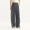 Semir Women's Summer Loose Fit Drawstring Textured Long Casual Pants
